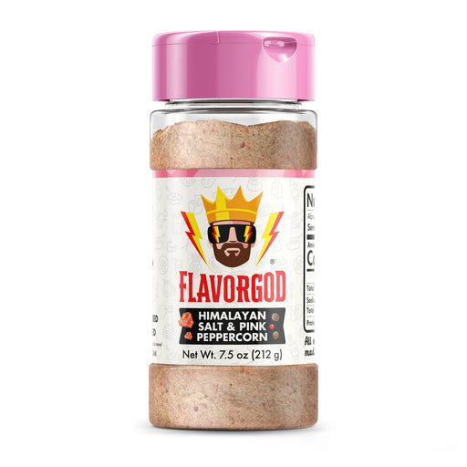 FlavorGod Himalayan Salt & Pink Peppercorn - 212g | High-Quality Supplements | MySupplementShop.co.uk