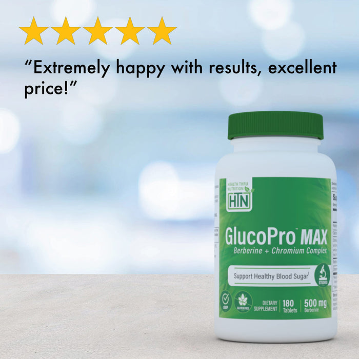 Health Thru Nutrition GlucoPro Max - 180 tabs - Multiminerals at MySupplementShop by Health Thru Nutrition