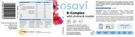 Osavi B-Complex with Choline & Inositol - 60 vegan caps - Sports Supplements at MySupplementShop by Osavi