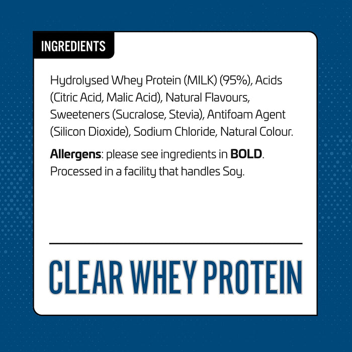 Applied Nutrition Clear Whey Isolate 875g | Refreshing High Protein Powder | High-Quality Sports Nutrition | MySupplementShop.co.uk