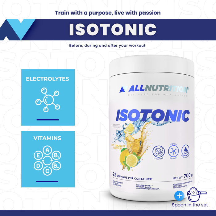 Allnutrition Isotonic, Iced Lemonade - 700 grams - Vitamins & Minerals at MySupplementShop by Allnutrition