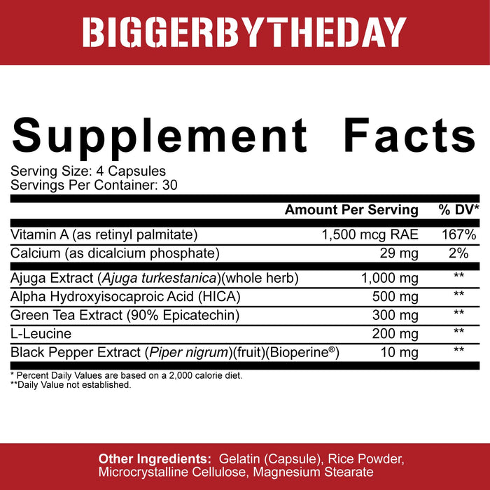 5% Nutrition Bigger By The Day  Legendary Series  120 caps - Pre & Post Workout at MySupplementShop by 5% Nutrition