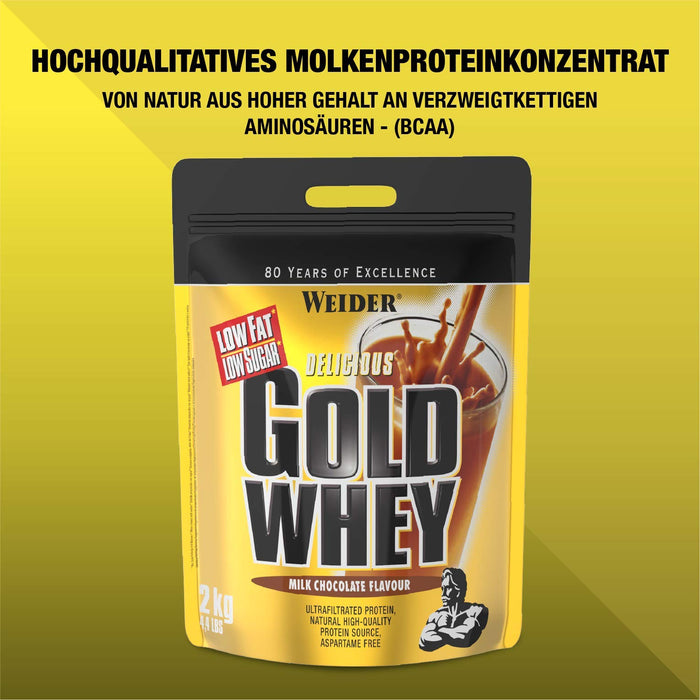 Weider Gold Whey, Milk Chocolate - 2000 grams - Protein at MySupplementShop by Weider