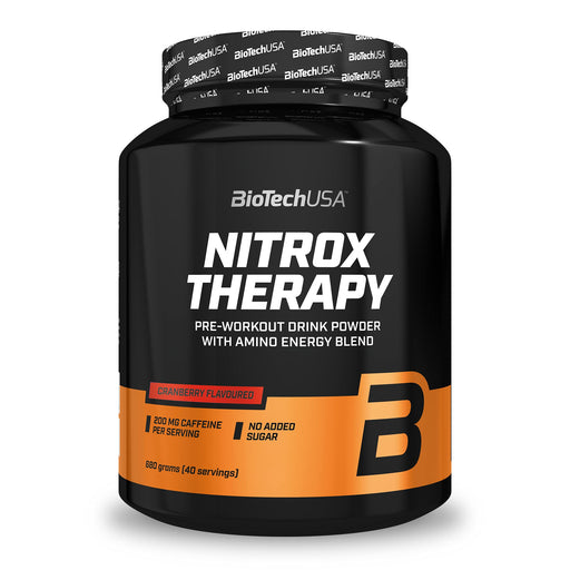 BioTechUSA Nitrox Therapy, Cranberry - 680 grams - Pre & Post Workout at MySupplementShop by BioTechUSA