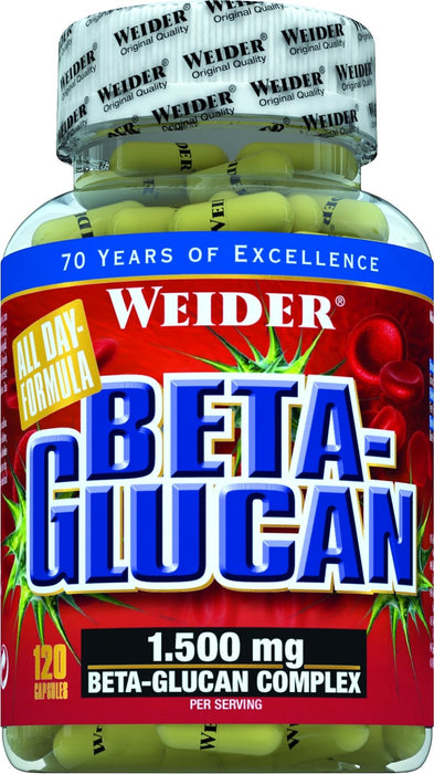 Weider Beta-Glucan - 120 caps - Health and Wellbeing at MySupplementShop by Weider