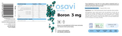 Osavi Boron, 3mg - 60 vegan caps - Combination Multivitamins & Minerals at MySupplementShop by Osavi