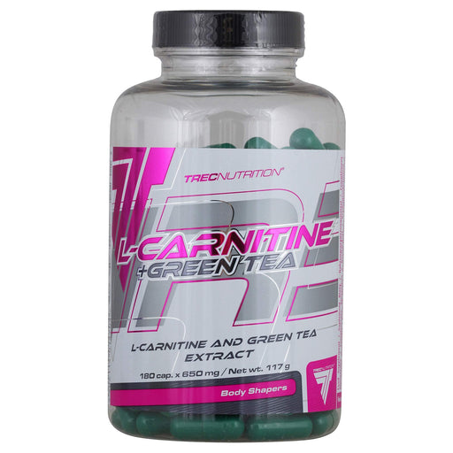 Trec Nutrition L-Carnitine + Green Tea - 180 caps | High-Quality Amino Acids and BCAAs | MySupplementShop.co.uk