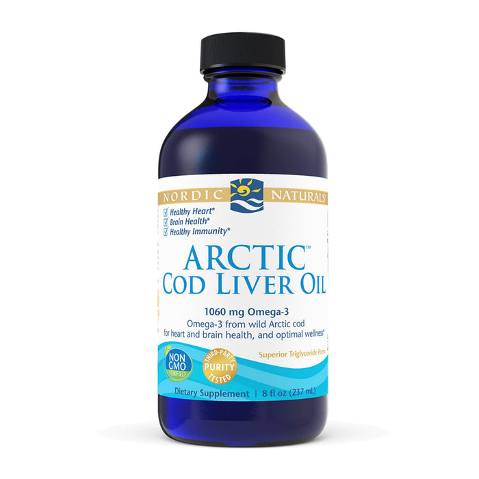 Nordic Naturals Arctic Cod Liver Oil, 1060mg Unflavored - 237 ml. - Health and Wellbeing at MySupplementShop by Nordic Naturals