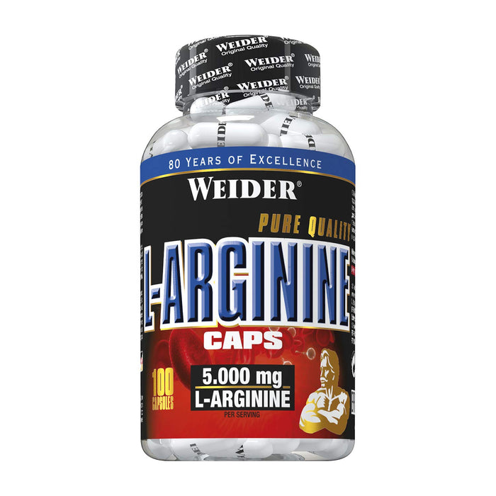 Weider L-Arginine Caps - 100 caps - Nitric Oxide Boosters at MySupplementShop by Weider