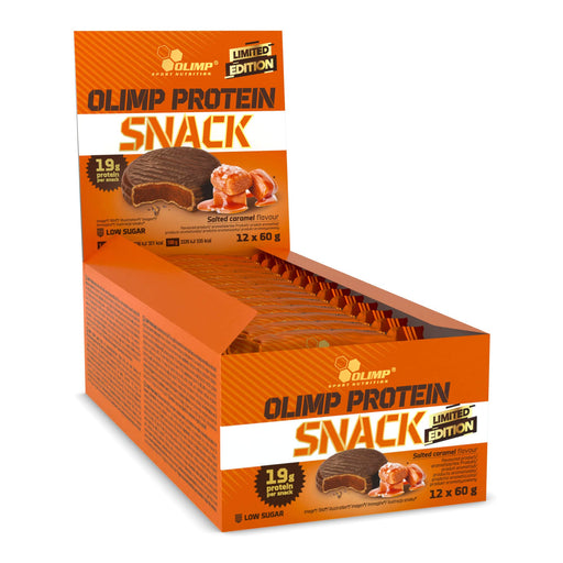 Olimp Nutrition Protein Snack, Salted Caramel (Limited Edition) - 12 x 60g | High-Quality Sports Supplements | MySupplementShop.co.uk