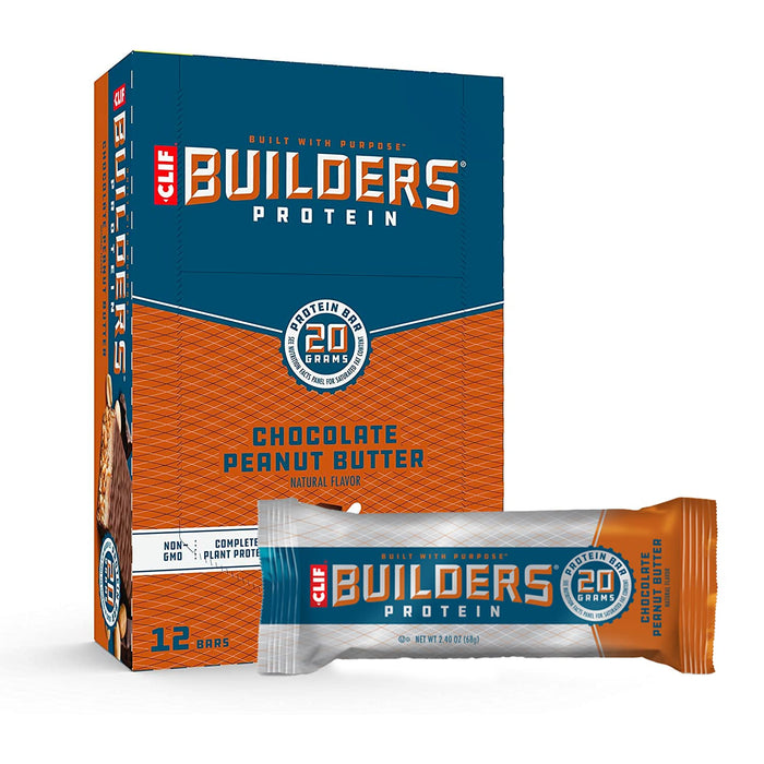 CLIF Builders 12x68g Chocolate Peanut Butter