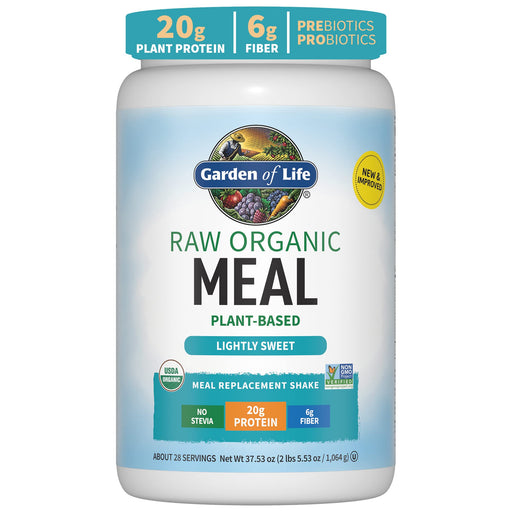 Garden of Life Raw Organic Meal, Lightly Sweet - 1038g | High-Quality Health Foods | MySupplementShop.co.uk