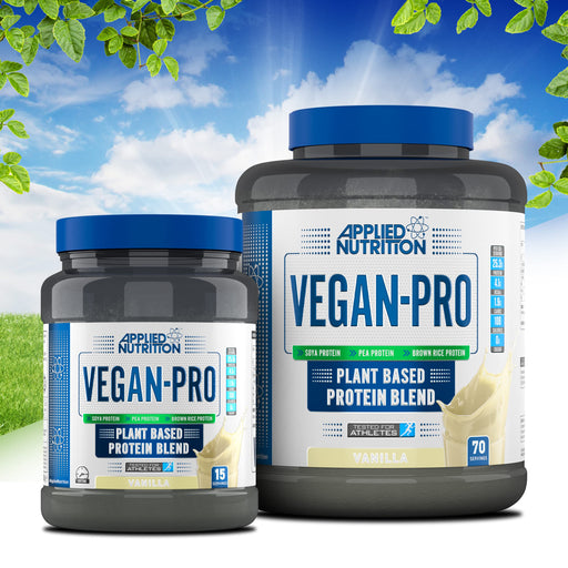 Applied Nutrition VEGAN-PRO 450g Strawberry | High-Quality Plant Proteins | MySupplementShop.co.uk