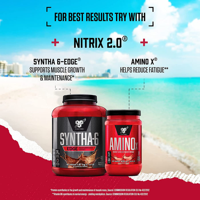 BSN Nitrix 2.0 180 Tablets 60 Servings - Nitric Oxide Boosters at MySupplementShop by BSN