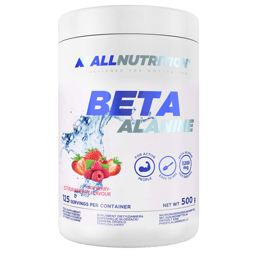 Allnutrition Beta Alanine, Raspberry Strawberry - 500g | High-Quality Combination Multivitamins & Minerals | MySupplementShop.co.uk