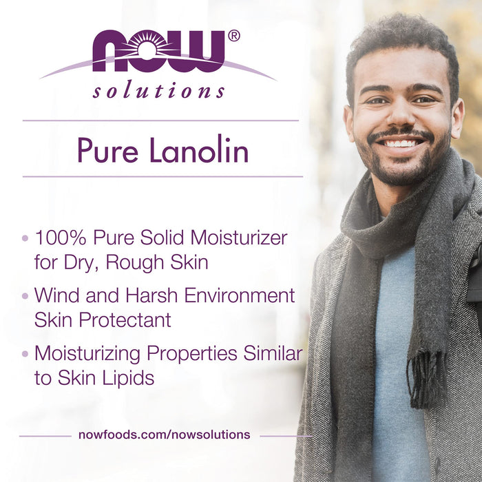 NOW Foods Lanolin, 100% Pure - 198g | High-Quality Health and Wellbeing | MySupplementShop.co.uk