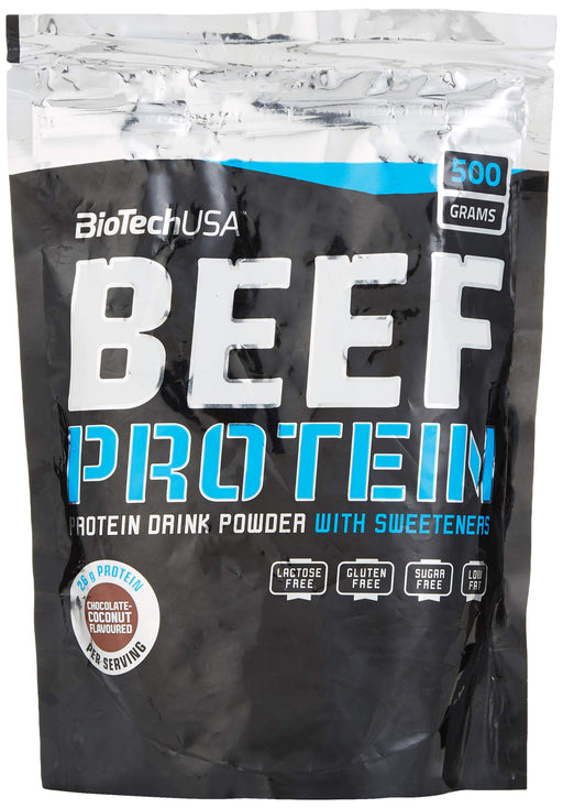 BioTechUSA Beef Protein, Chocolate Coconut - 500 grams | High-Quality Protein | MySupplementShop.co.uk