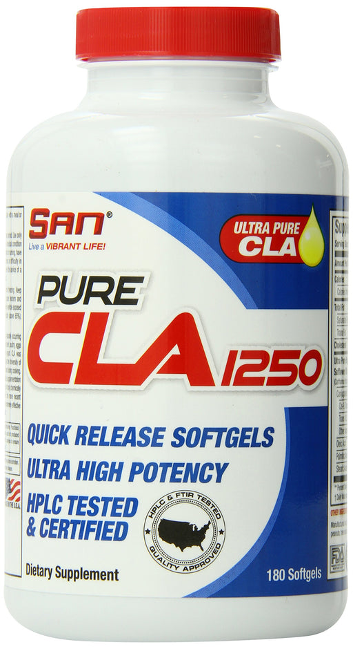 SAN Pure CLA 1250 - 180 softgels | High-Quality Slimming and Weight Management | MySupplementShop.co.uk