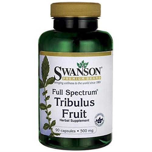 Swanson Full Spectrum Tribulis Fruit 500mg 90 Caps | High-Quality Vitamins & Supplements | MySupplementShop.co.uk