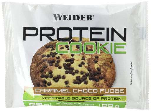 Weider Protein Cookie, Caramel Choco Fudge - 12 x 90g | High-Quality Health Foods | MySupplementShop.co.uk