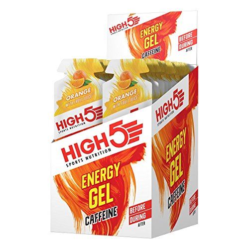 High 5 Energy Gel Caffeine Orange 20x40g | High-Quality Sports Nutrition | MySupplementShop.co.uk