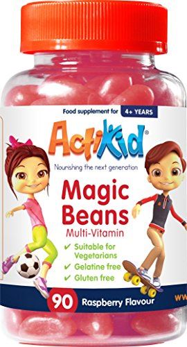 Magic Beans Multi-Vit Raspberry 90 Gummies | High-Quality Health Foods | MySupplementShop.co.uk