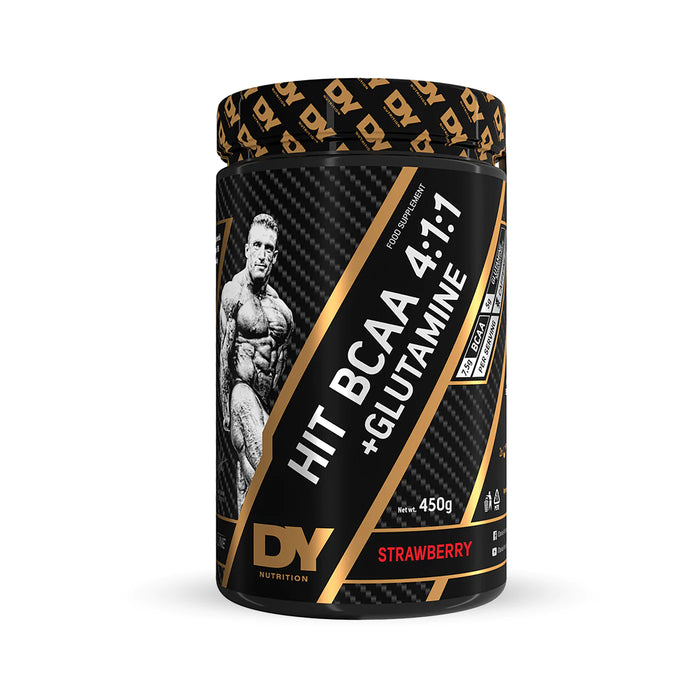 DY Nutrition Hit BCAA 4:1:1 + Glutamine 450g - BCAAs at MySupplementShop by DY Nutrition