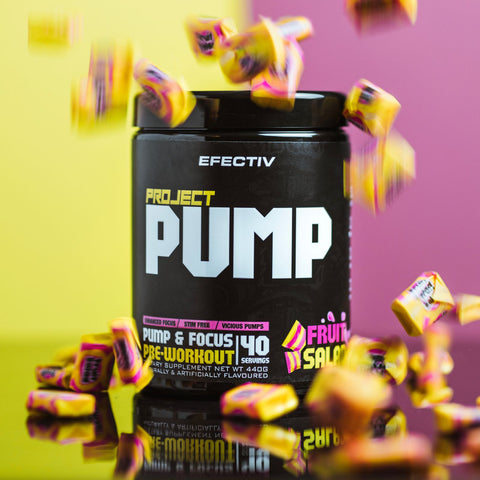 Efectiv Nutrition Project Pump 440g - Pre & Post Workout at MySupplementShop by Efectiv Nutrition