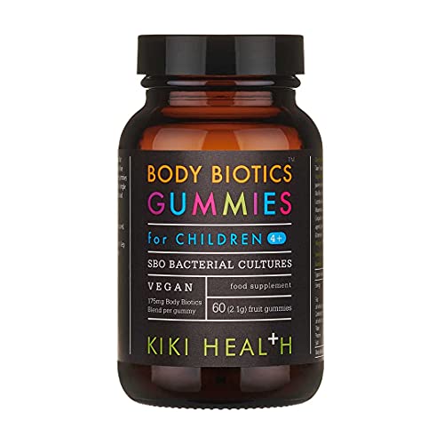 KIKI Health Body Biotics Gummies for Children 4+ | 60 Gummies | SBO Probiotics | Made with Real Fruit | No Added Sugars or Sweeteners - Bacterial Cultures at MySupplementShop by KIKI Health