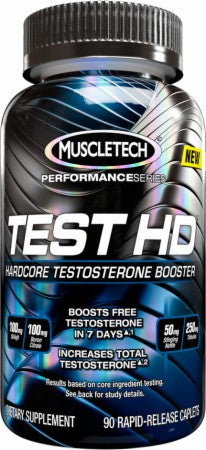 MuscleTech Test HD - 90 caps | High-Quality Natural Testosterone Support | MySupplementShop.co.uk
