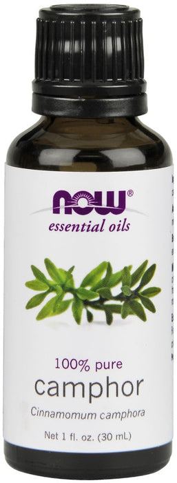 NOW Foods Essential Oil, Camphor Oil - 30 ml. - Health and Wellbeing at MySupplementShop by NOW Foods