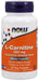 NOW Foods L-Carnitine, 250mg - 60 vcaps - Amino Acids and BCAAs at MySupplementShop by NOW Foods
