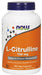 NOW Foods L-Citrulline, 750mg - 180 vcaps - Amino Acids and BCAAs at MySupplementShop by NOW Foods