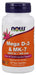 NOW Foods Mega D-3 & MK-7 - 60 vcaps - Vitamins & Minerals at MySupplementShop by NOW Foods