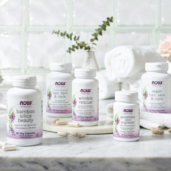 NOW Foods Vegan Hair, Skin & Nails - 90 vcaps - Health and Wellbeing at MySupplementShop by NOW Foods