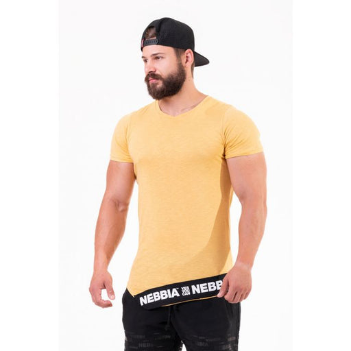 Nebbia Be Rebel!<br> T-Shirt 140 - Mustard - Medium - T-Shirt at MySupplementShop by Nebbia