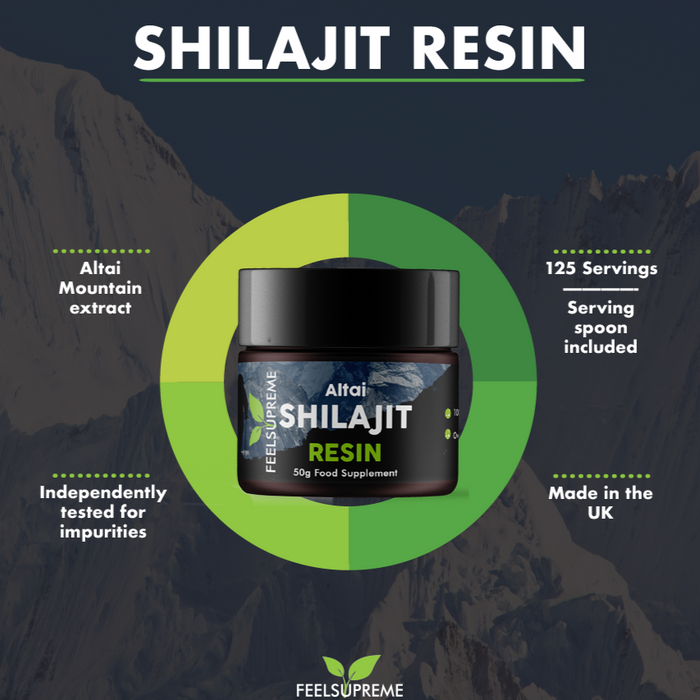 Feel Supreme Altai Shilajit Resin 50g | High-Quality Sports Nutrition | MySupplementShop.co.uk