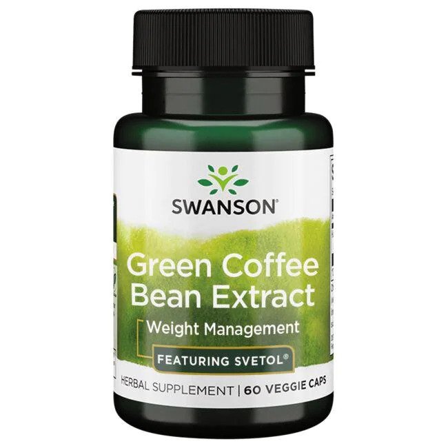 Swanson Green Coffee Bean Extract - 60 vcaps - Sports Supplements at MySupplementShop by Swanson