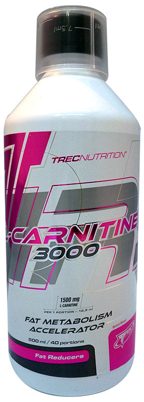 Trec Nutrition L-Carnitine 3000 Liquid, Apricot - 500 ml. | High-Quality Amino Acids and BCAAs | MySupplementShop.co.uk