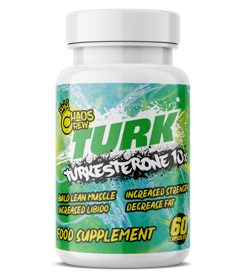 Chaos Crew Turk Unflavoured (Turkesterone 10%) 60 Capsules | High-Quality Sports Nutrition | MySupplementShop.co.uk