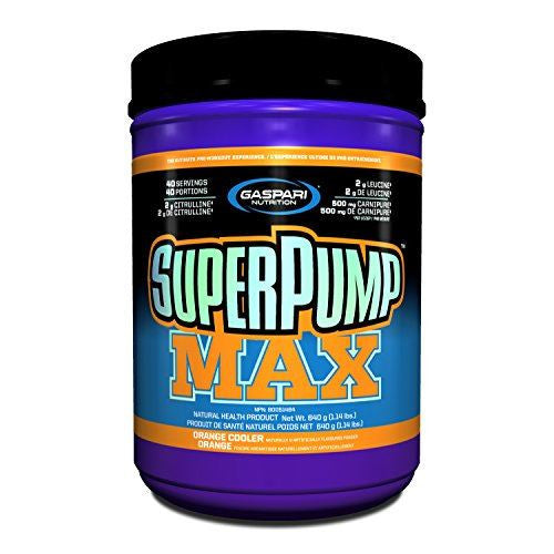 Gaspari Nutrition SuperPump Max 640g Orange | High-Quality Nitric Oxide Boosters | MySupplementShop.co.uk