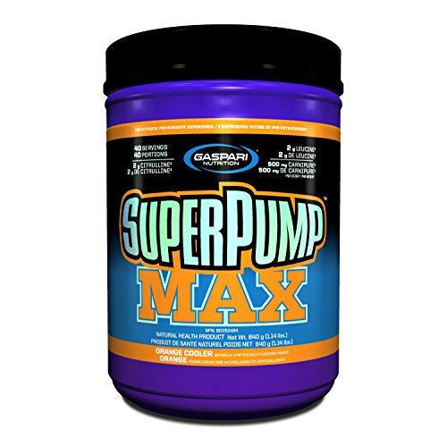 Gaspari Nutrition SuperPump Max 640g Orange - Nitric Oxide Boosters at MySupplementShop by Gaspari Nutrition