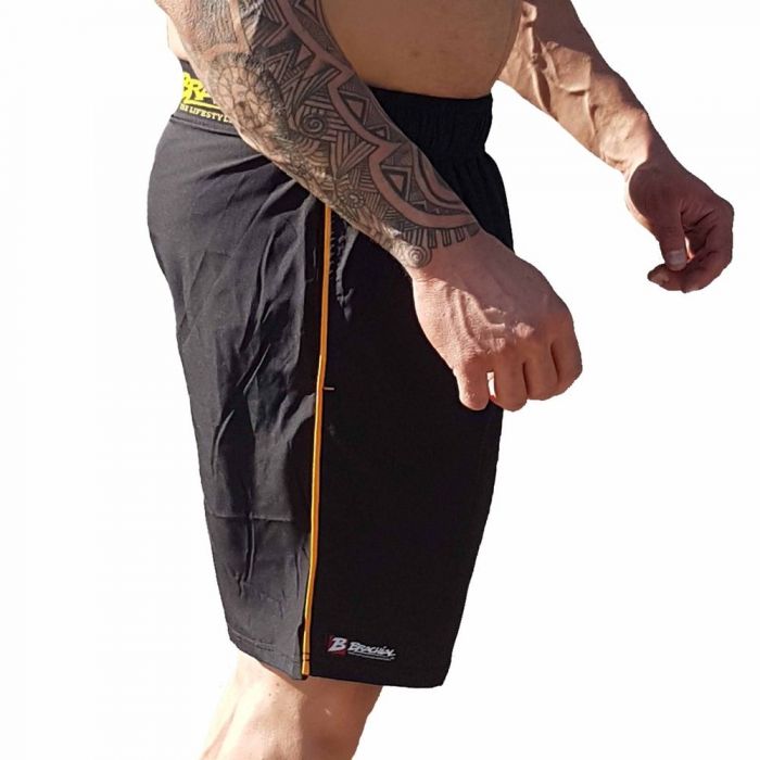 Brachial Shorts Airy - Black/Orange - Small - Shorts at MySupplementShop by Brachial The Lifestyle Company