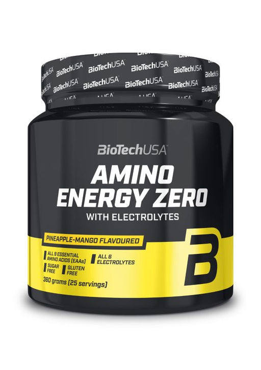 BioTechUSA Amino Energy Zero with Electrolytes, Peach Ice Tea - 360 grams | High-Quality Amino Acids and BCAAs | MySupplementShop.co.uk