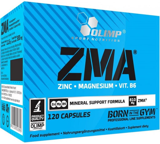 Olimp Nutrition ZMA - 120 caps | High-Quality Natural Testosterone Support | MySupplementShop.co.uk