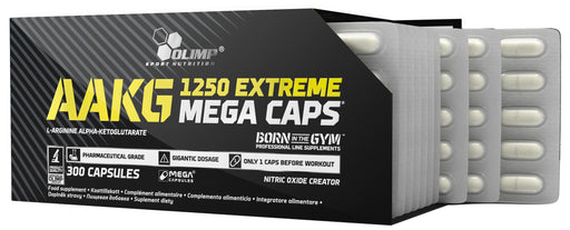 Olimp Nutrition AAKG Extreme Mega Caps - 300 caps | High-Quality Amino Acids and BCAAs | MySupplementShop.co.uk