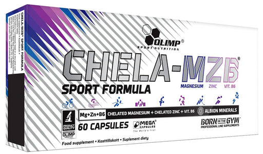 Olimp Nutrition Chela MZB, Sport Formula - 60 mega caps | High-Quality Natural Testosterone Support | MySupplementShop.co.uk