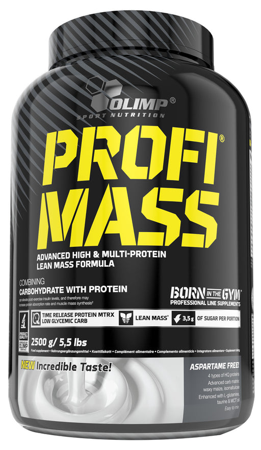 Olimp Nutrition Profi Mass, Vanilla - 2500 grams - Default Title - Weight Gainers & Carbs at MySupplementShop by Olimp Nutrition