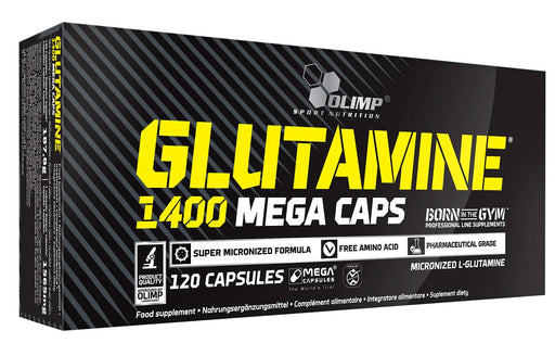 Olimp Nutrition Glutamine Mega Caps - 120 caps | High-Quality L-Glutamine, Glutamine | MySupplementShop.co.uk