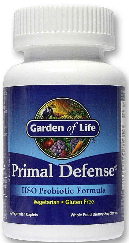 Garden of Life Primal Defense - 45 vegetarian caplets | High-Quality Bacterial Cultures | MySupplementShop.co.uk